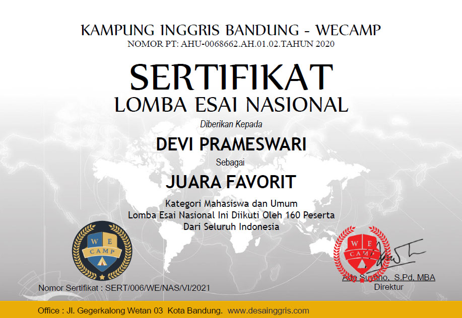 Mahasiswa Sarjana Keperawatan Kembali Menjadi Juara Favorit Lomba Esai Nasional